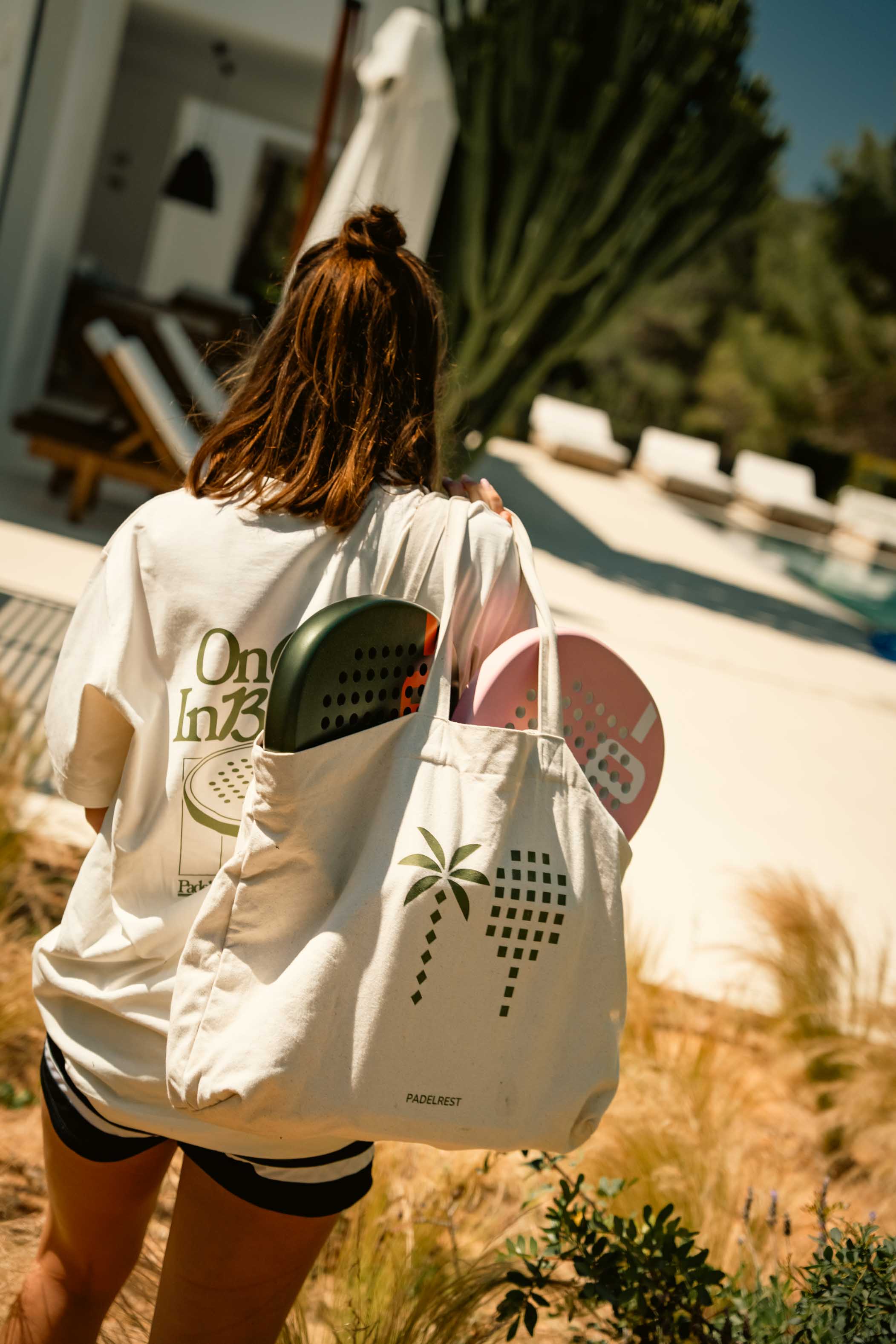 OnCourt. In Balance. Heavy Cotton Tee, Creme – Bild 5